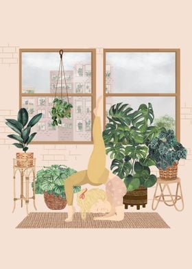 Yoga and plants 1