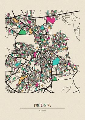 Nicosia Map