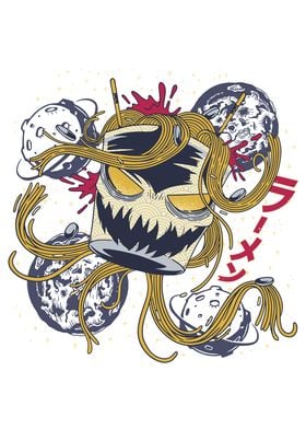 Kaiju Space Ramen Monster