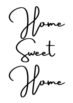 Home Sweet Home Poster