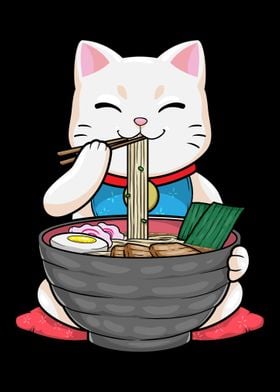 Japanese Ramen Cat Japan N