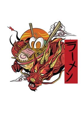 Ramen Japanese Dragon Gift