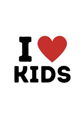 I Love Kids Simple Heart