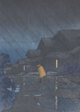 Rainy Night At Teradomari