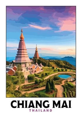 Chiang May Travel Poster