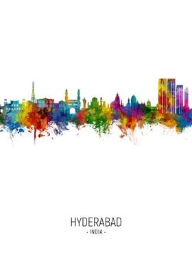 Hyderabad Skyline India