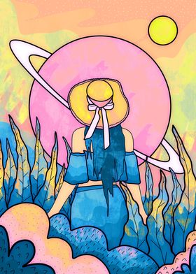 The space girl
