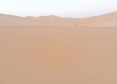 Mesmerizing flat dune