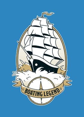 Boating Legend Sailor Gift