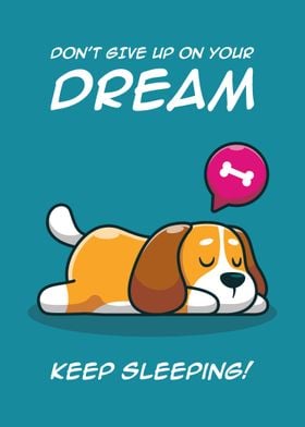 Kawaii Sleeping Dog