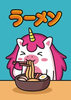 Kawaii Ramen Unicorn