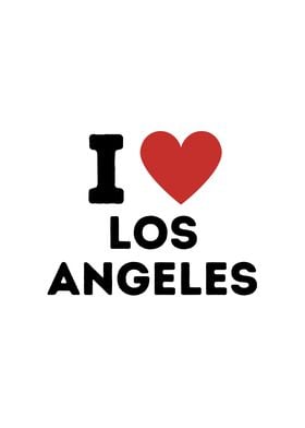 I Love Los Angeles Simple