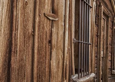 Bars on Wooden Jail