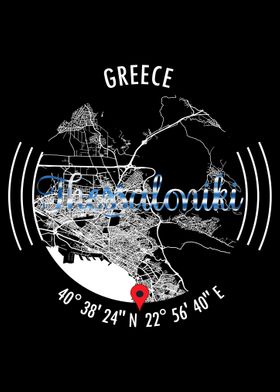 Thessaloniki GREECE Map