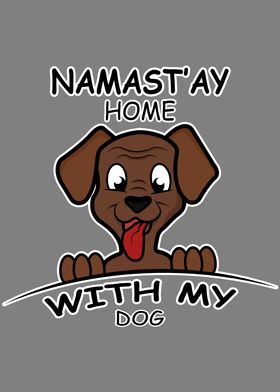 Namaste With My Dog