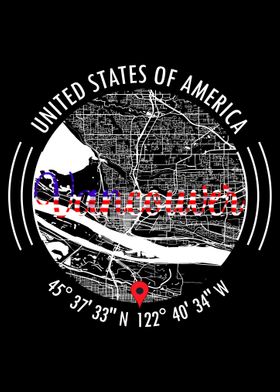 Vancouver USA Map