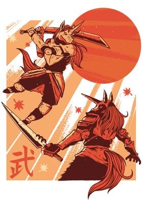 Unicorn Samurai