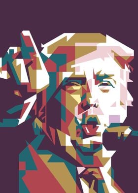 Donald Trump WPAP art