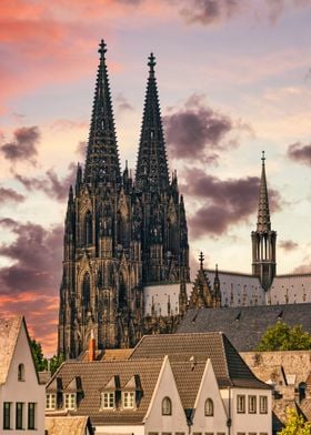 Cologne Cathedral Sunset 1