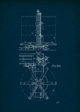Mechanical Blueprint 945