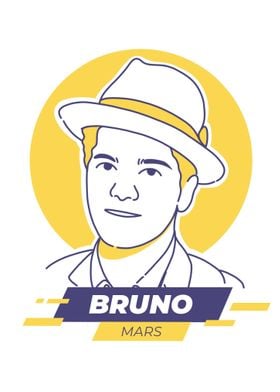 Bruno Mars Printed Chefs Hat Novelty Chefs Hat