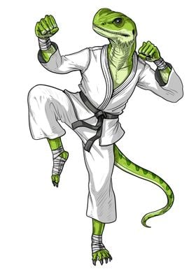 Karate Gecko Lizard