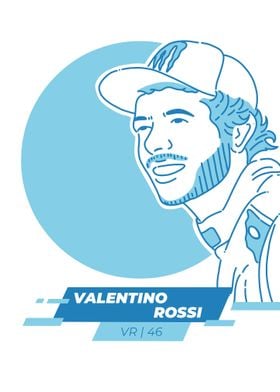 Valentino Rossi Cartoon