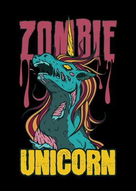 Zombie Unicorn Halloween