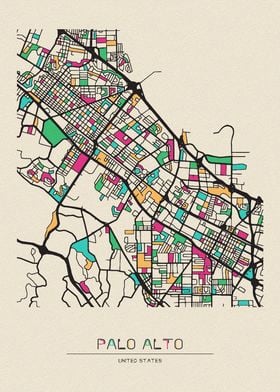 Palo Alto Map