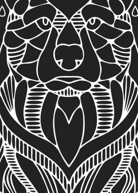 Bear Monoline art