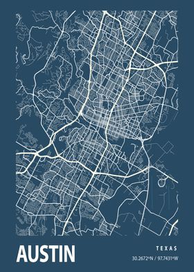 Blueprint map Austin
