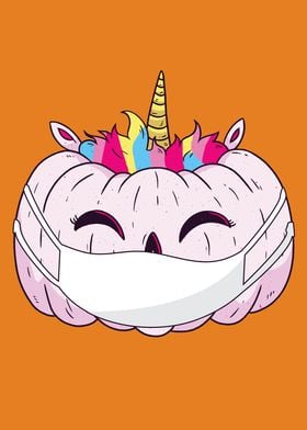 Halloween Pumpkin Unicorn