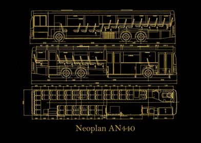 Neoplan AN440 gold