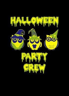 Halloween party owls