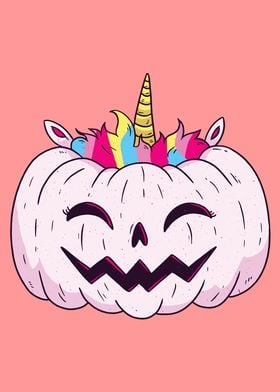 Cute Pumpkin Unicorn Gift