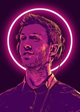 ' Calvin Harris ' Poster by TI KI | Displate