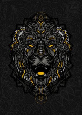 Mandala Lion