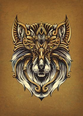 Ornamental Wolf