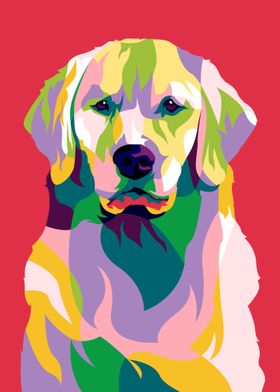 Dog pop art