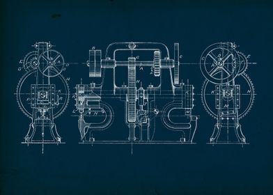 Mechanical Blueprint 002