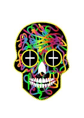 Sugar skull vector Day of