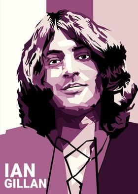 ian gillan pop art style