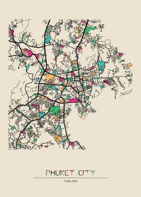 Phuket City Map