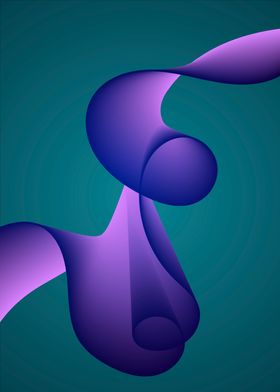 Purple Abstract Tornado