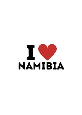 I Love Namibia Simple