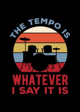 Funny Drummer Tempo