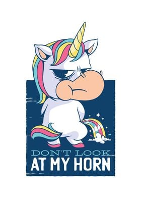 Funny grumpy Unicorn Gift