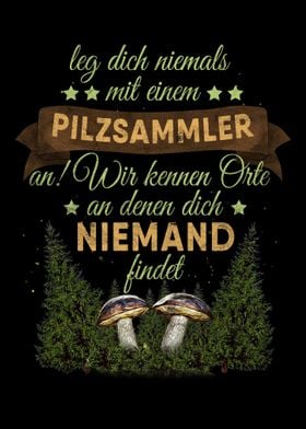 Spruch fr Pilzsammler