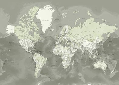Faolan detailed world map