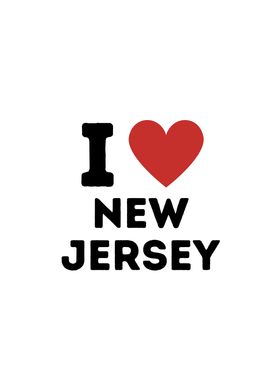 I Love New Jersey Simple